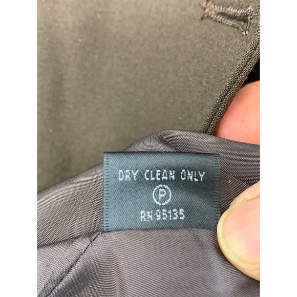 Lafayette 148 Women's Wool Blazer & Skirt Set Size 10/12  Brown 7401 GUC - Picture 6 of 11